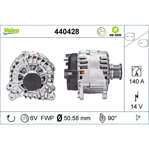 Alternátor VALEO 440428