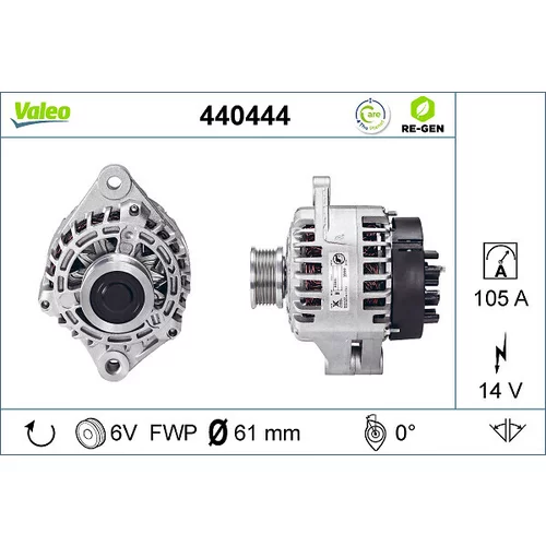 Alternátor VALEO 440444