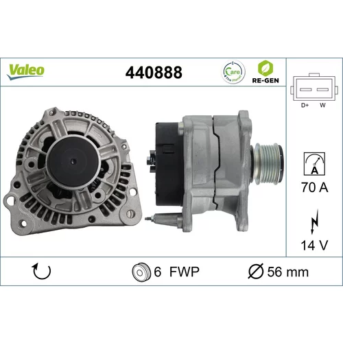 Alternátor VALEO 440888
