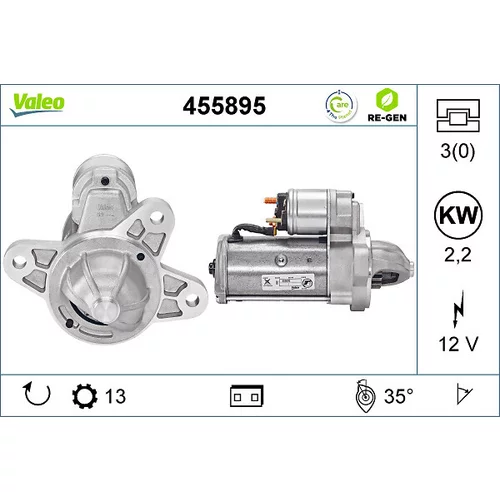 Štartér VALEO 455895