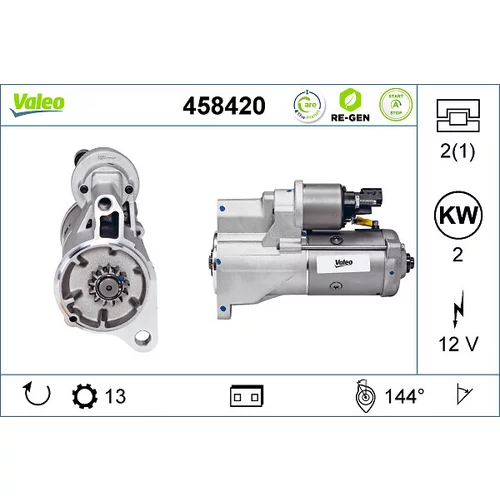 Štartér VALEO 458420