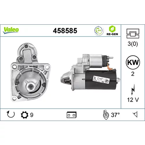 Štartér VALEO 458585