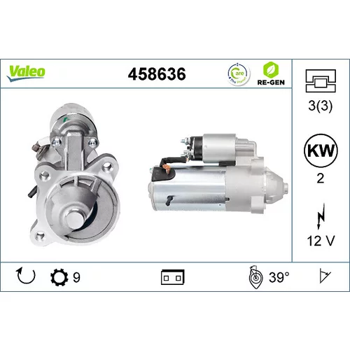 Štartér VALEO 458636