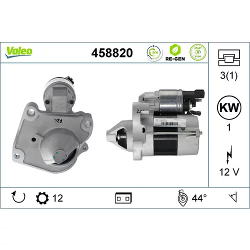 Štartér VALEO 458820