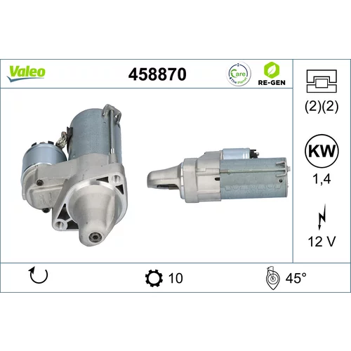 Štartér VALEO 458870