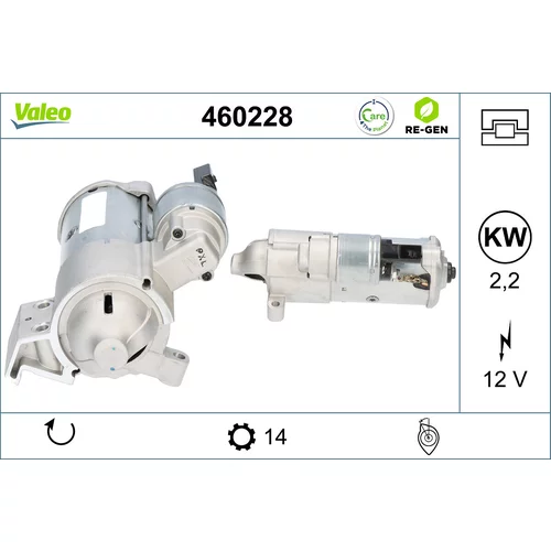 Štartér VALEO 460228