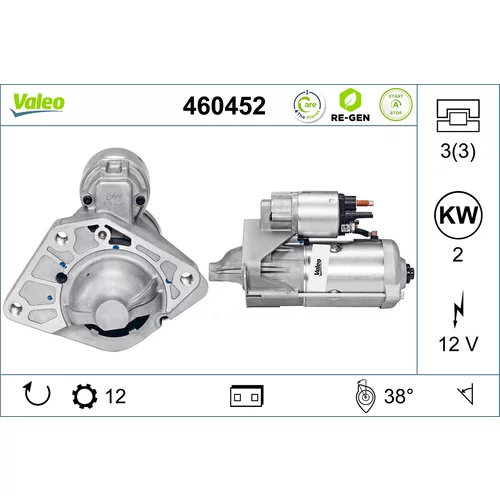 Štartér VALEO 460452