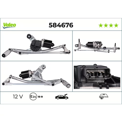 Systém čistenia skiel VALEO 584676