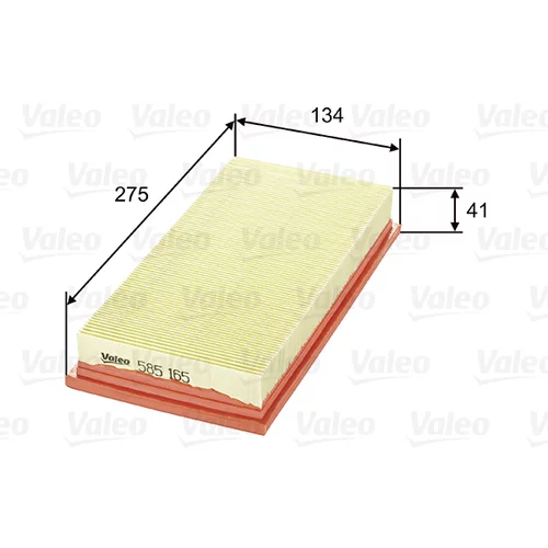 Vzduchový filter VALEO 585165