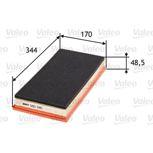 Vzduchový filter VALEO 585346