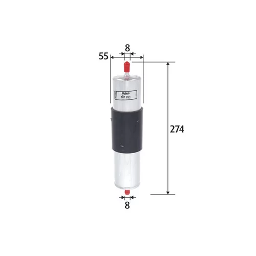 Palivový filter VALEO 587064