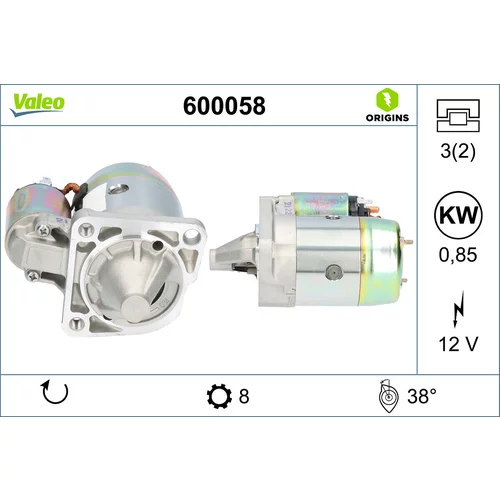 Štartér VALEO 600058