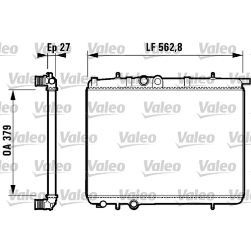 Chladič motora VALEO 732910