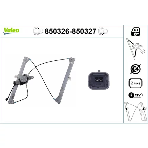 Mechanizmus zdvíhania okna VALEO 850326