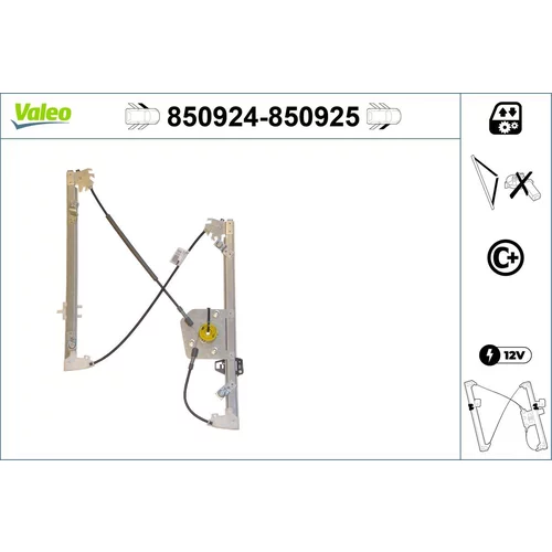 Mechanizmus zdvíhania okna VALEO 850924