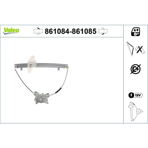 Mechanizmus zdvíhania okna VALEO 861084