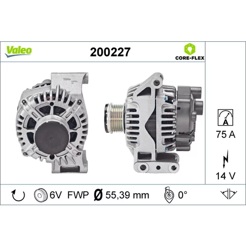 Alternátor VALEO 200227