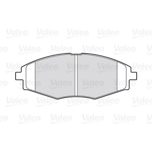Sada brzdových platničiek kotúčovej brzdy 301316 /VALEO/ - obr. 1
