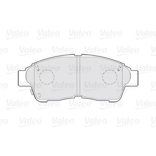 Sada brzdových platničiek kotúčovej brzdy 301551 /VALEO/ - obr. 1