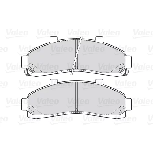 Sada brzdových platničiek kotúčovej brzdy 301906 /VALEO/ - obr. 1