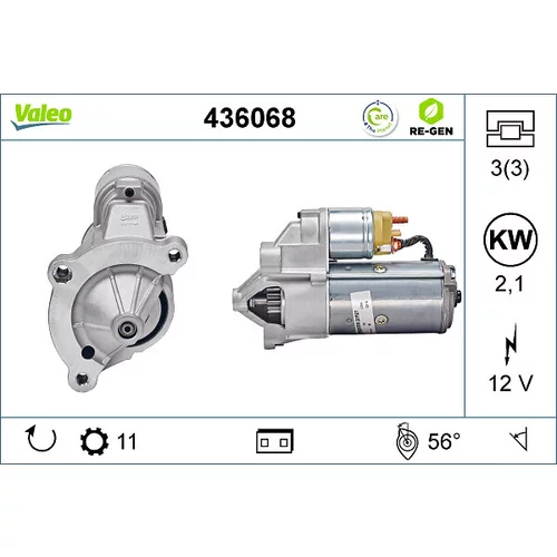 Štartér VALEO 436068