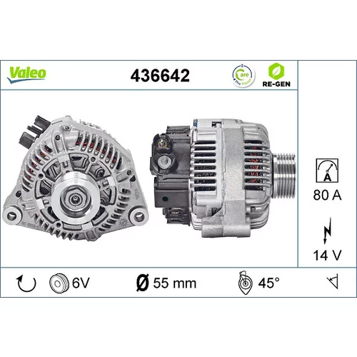Alternátor VALEO 436642