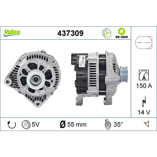 Alternátor VALEO 437309