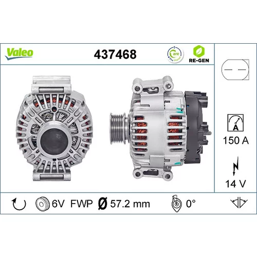 Alternátor VALEO 437468