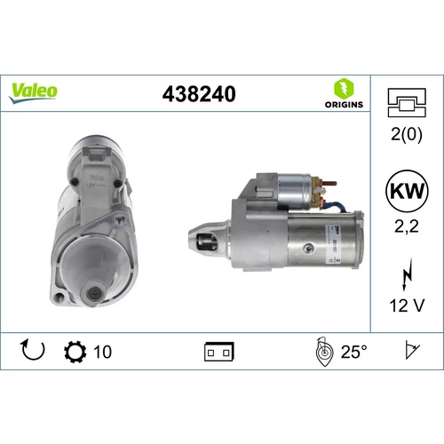 Štartér VALEO 438240