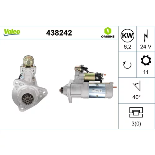 Štartér VALEO 438242