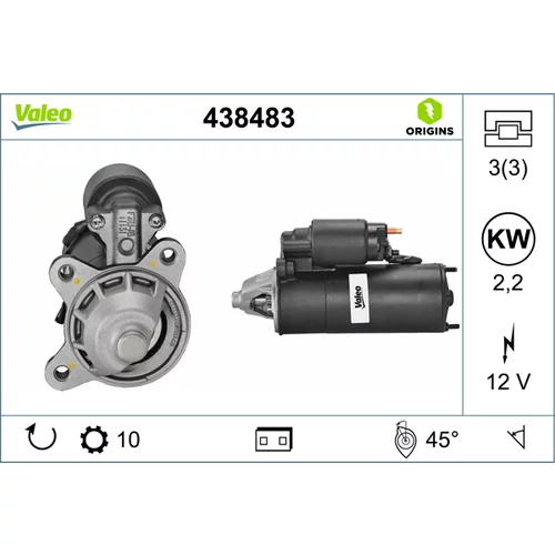Štartér 438483 /VALEO/