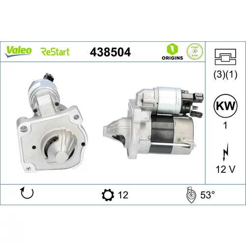 Štartér VALEO 438504