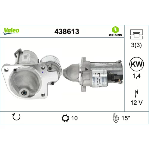 Štartér VALEO 438613