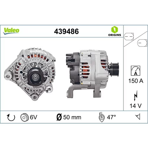 Alternátor VALEO 439486
