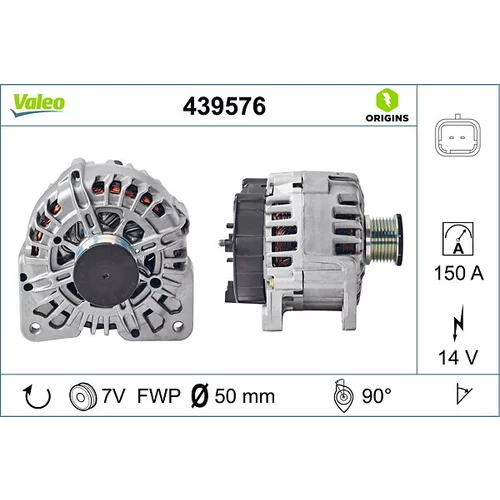 Alternátor VALEO 439576