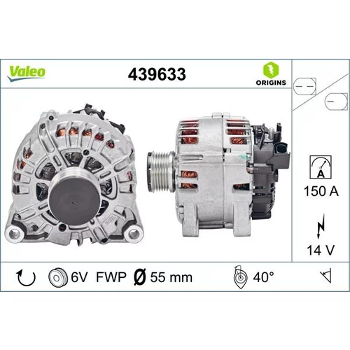 Alternátor VALEO 439633
