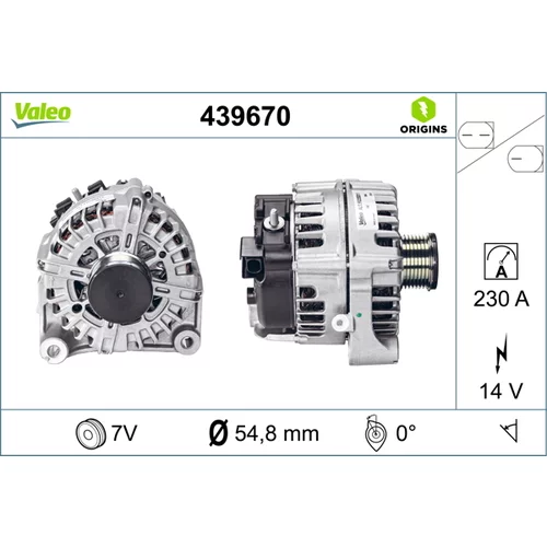 Alternátor VALEO 439670