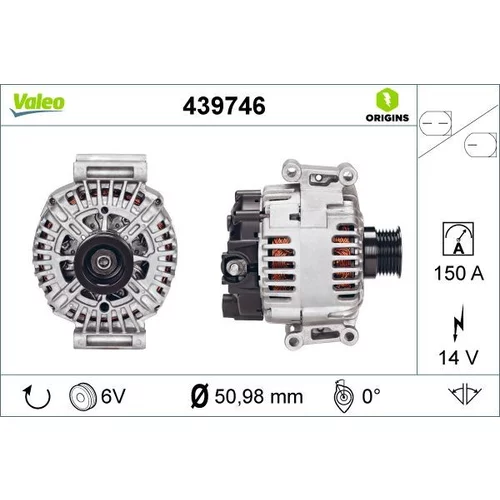 Alternátor VALEO 439746