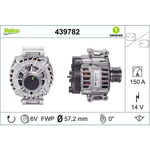 Alternátor VALEO 439782