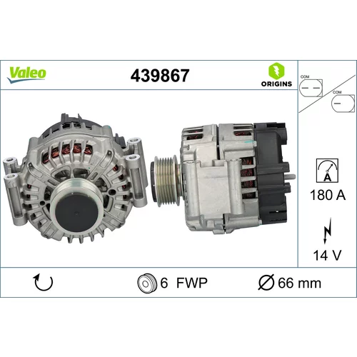 Alternátor VALEO 439867