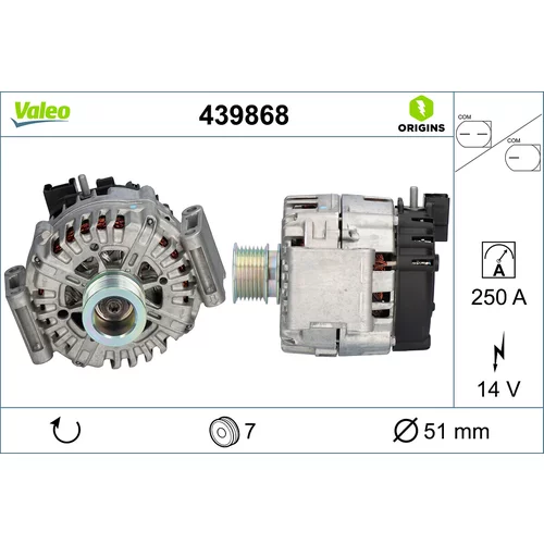 Alternátor VALEO 439868