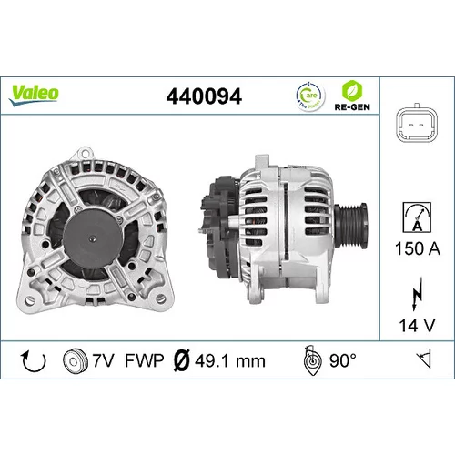 Alternátor VALEO 440094