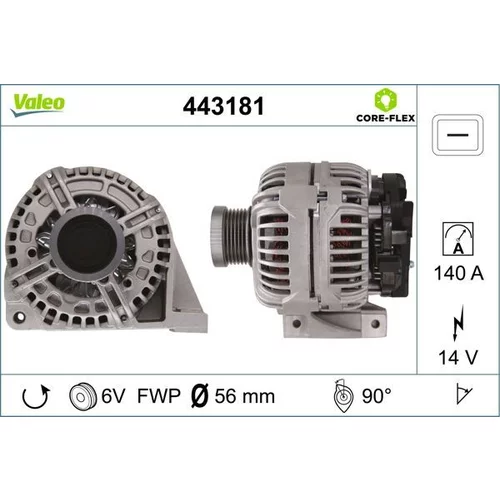 Alternátor VALEO 443181