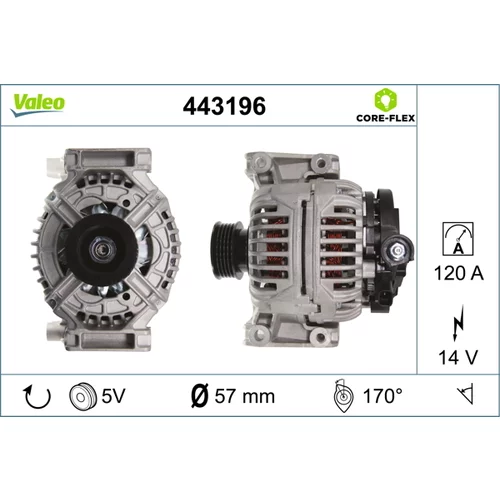 Alternátor VALEO 443196