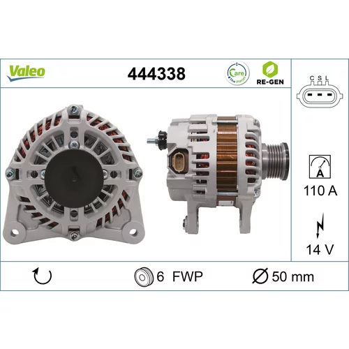 Alternátor VALEO 444338