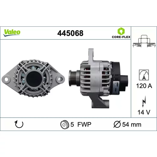 Alternátor VALEO 445068