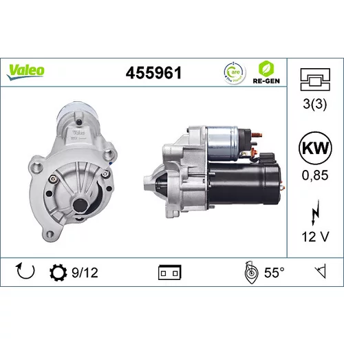 Štartér VALEO 455961