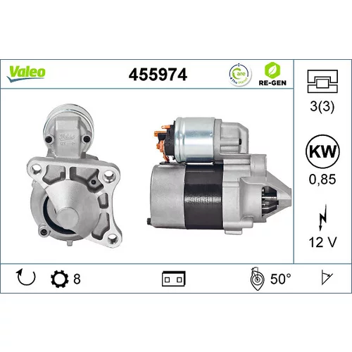 Štartér VALEO 455974