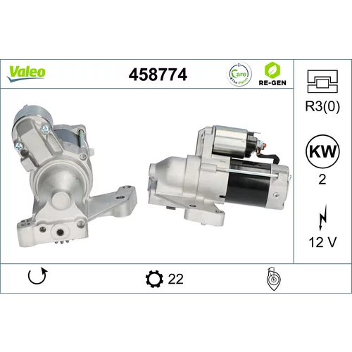 Štartér VALEO 458774