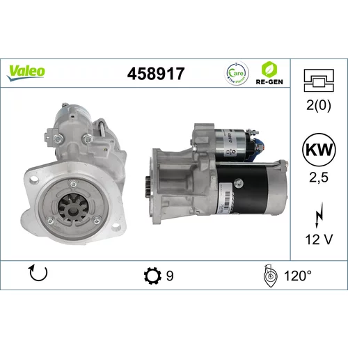 Štartér VALEO 458917